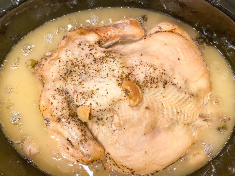 how to cook a whole chicken in the crock pot