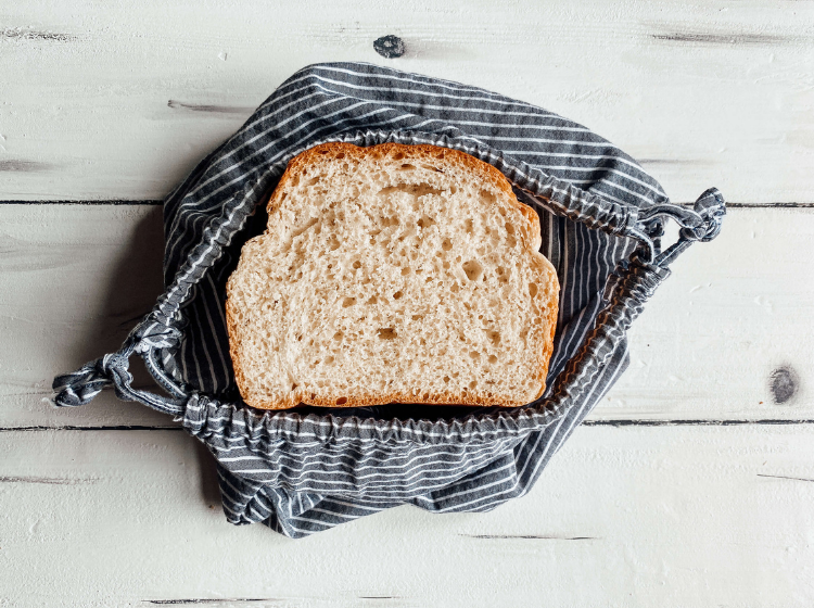 DIY reusable bread bag