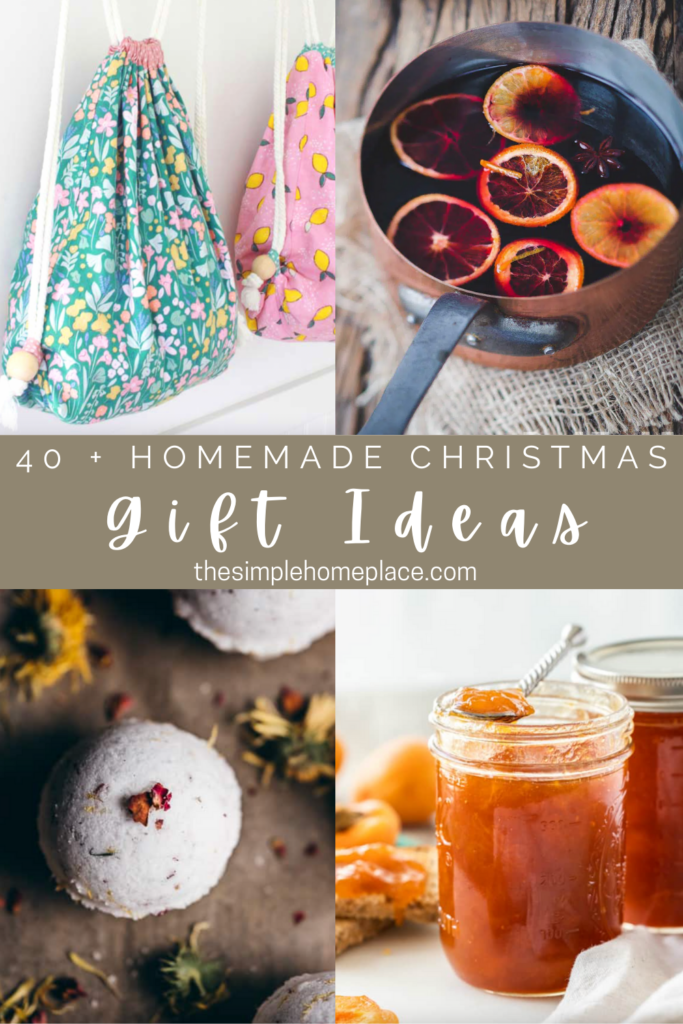 40 + Homemade Christmas Gift Ideas - The Simple Homeplace