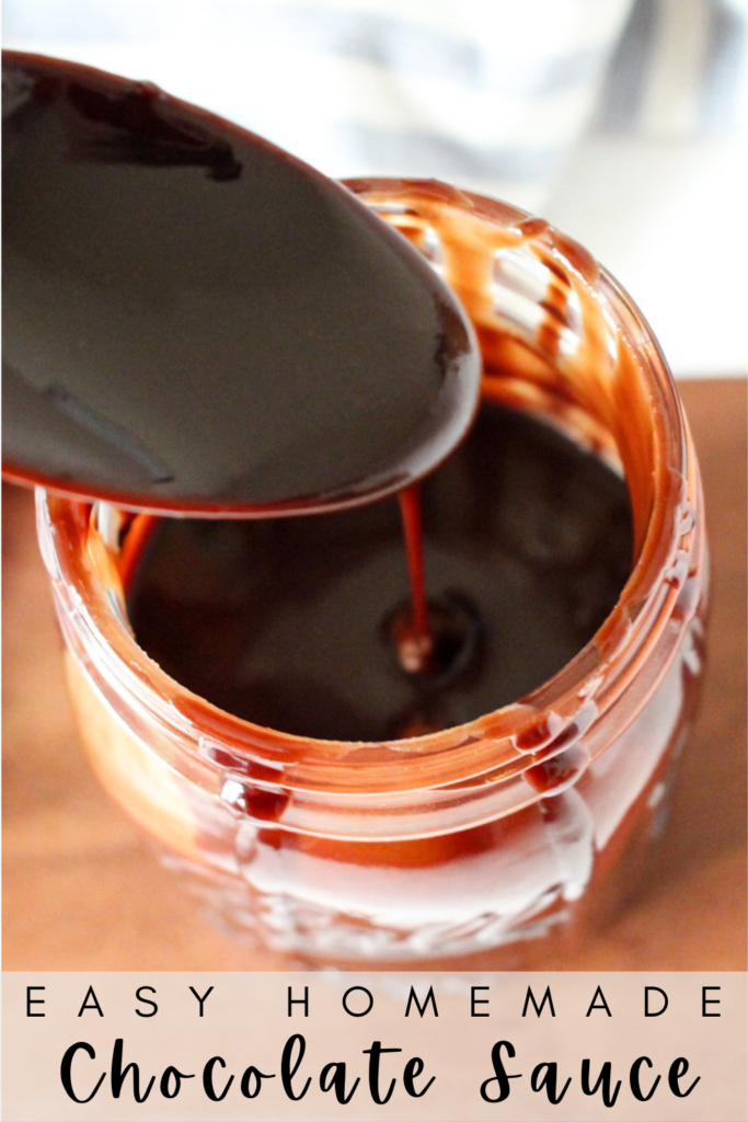 Easy Homemade Chocolate Sauce - The Simple Homeplace