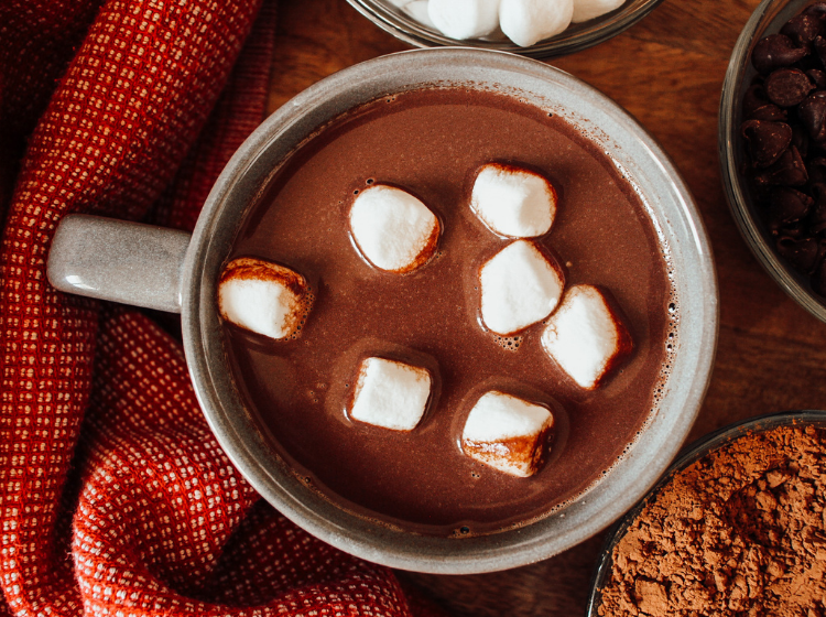 homemade stovetop hot chocolate