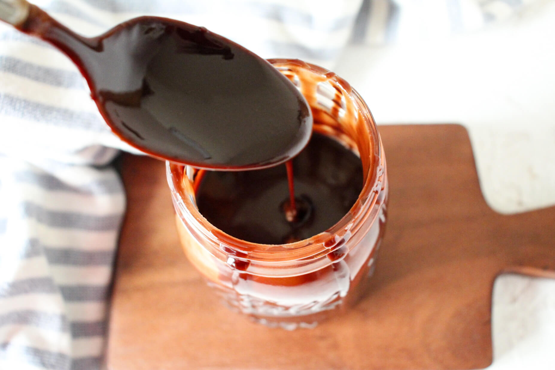 Easy Homemade Chocolate Sauce - The Simple Homeplace