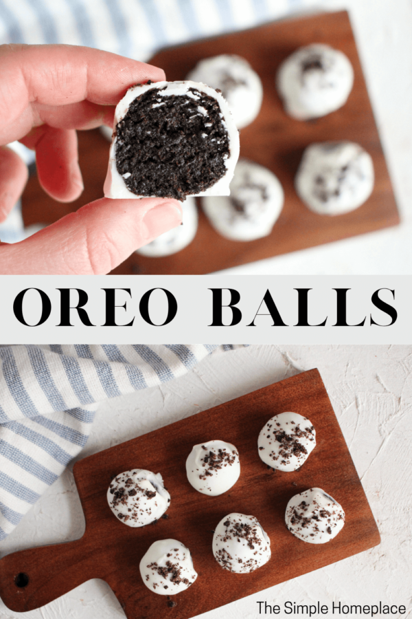 Easy 3 Ingredient Oreo Balls - The Simple Homeplace