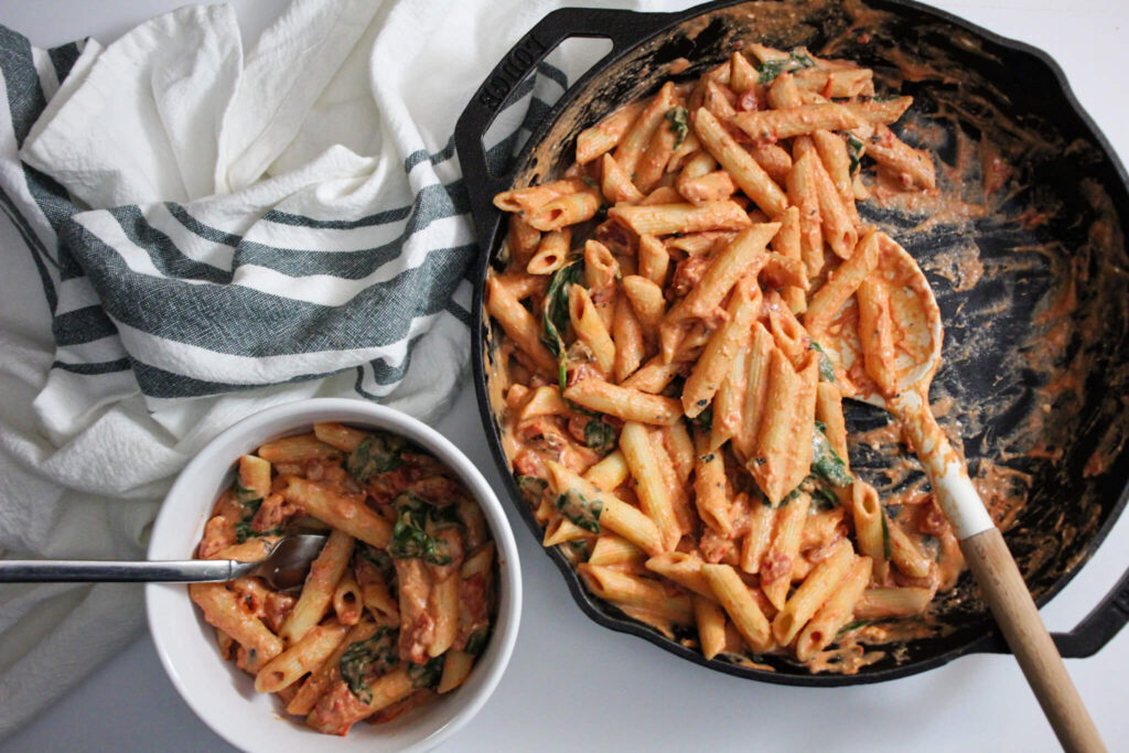 dish of penne rosa