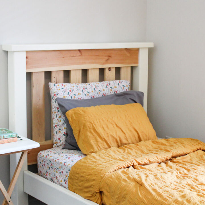 Diy wooden deals bed base