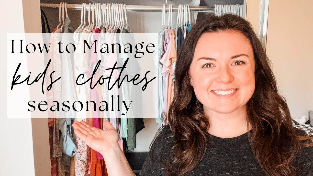 How To Manage Kids Clothes Seasonally - The Simple Homeplace